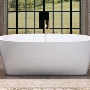 Bain Autoportant Chilko par Oceania fabriqué au Québec - 57 pouces