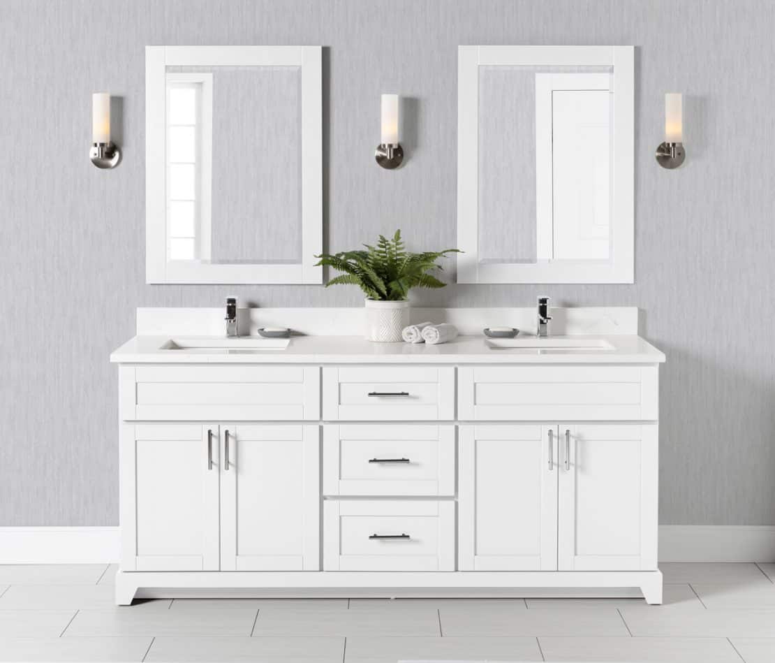 Vanité-Lavabo Allure 24" Blanc
