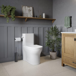 Florence SF toilette une-pièce à chasse latérale 4.8L en blanc