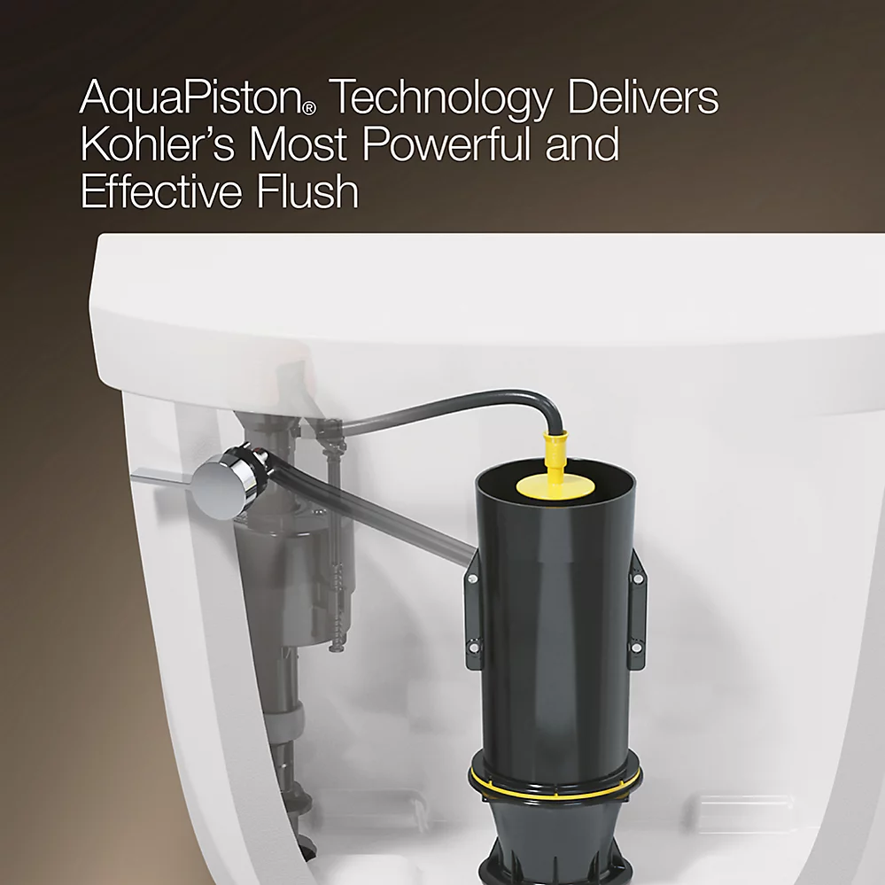 Toilette compacte allongée une-pièce Kohler Spacity – Image 5