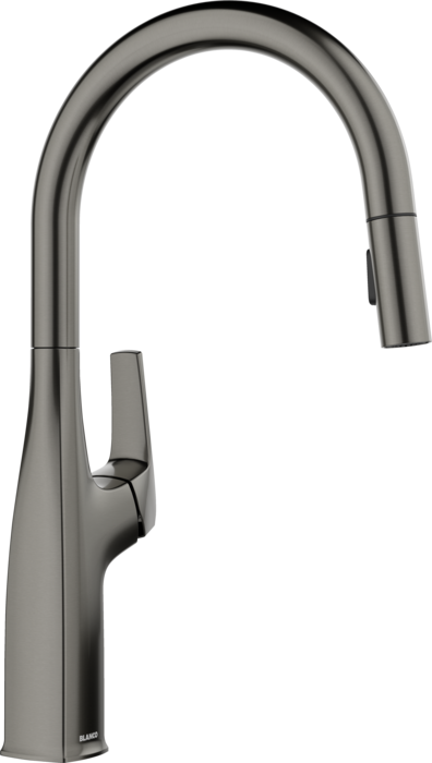 Robinet de cuisine Blanco RIVANA High Arc avec douchette rétractable – Image 4