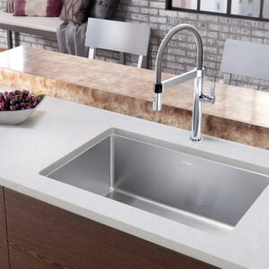 Évier Blanco QUATRUS R15 U 1 Medium en acier inoxydable simple cuve