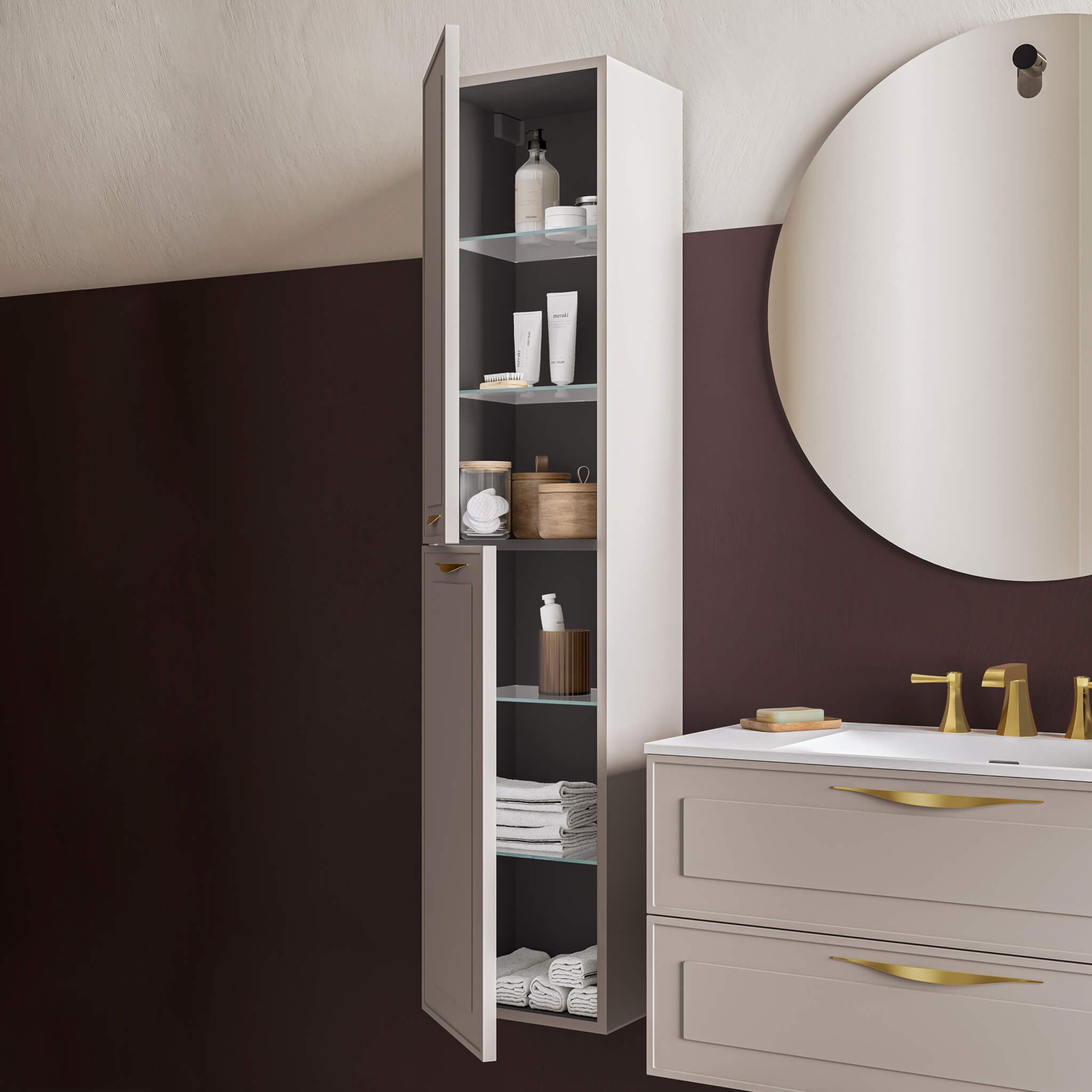 Armoire de salle de bain Deville StoneTouch – Image 5